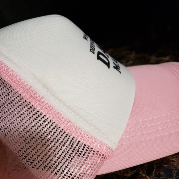 DAVE - Pink Trucker Hat - Picture 2 of 2